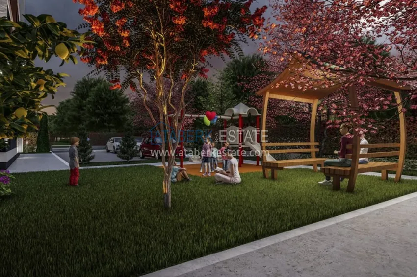 1+1 apartments in a stylish residential complex under construction Arpacbakhshish-Mersin 11 