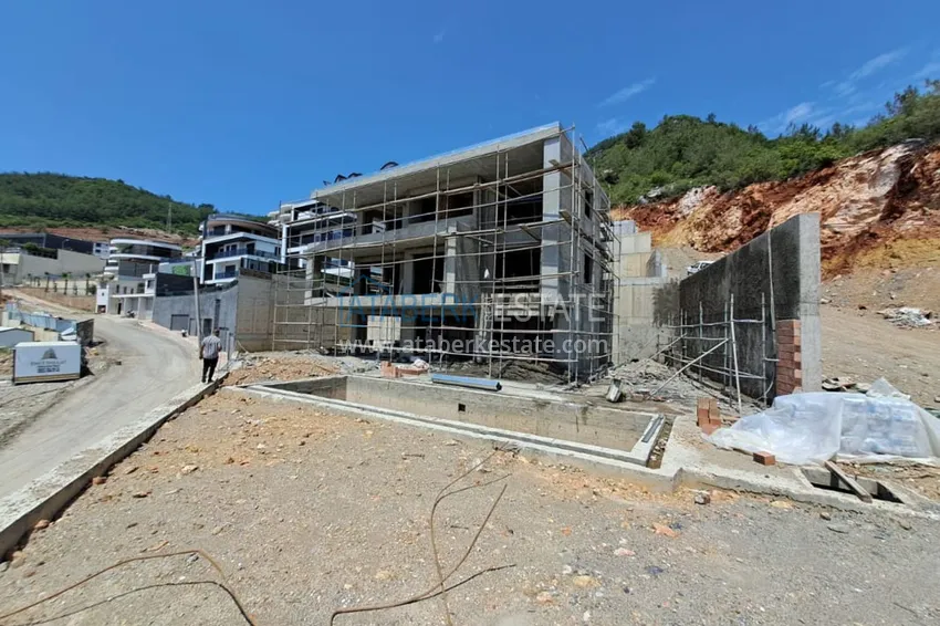 Photo -  Spectacular villas from the developer at the final stage of construction - Alanya, Tepe 1 