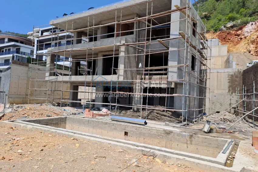 Photo -  Spectacular villas from the developer at the final stage of construction - Alanya, Tepe 2 