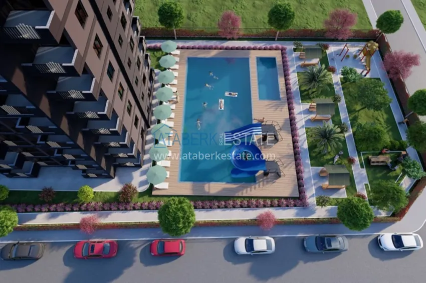 Apartments under construction directly from the developer Cesmeli-Mersin 3 
