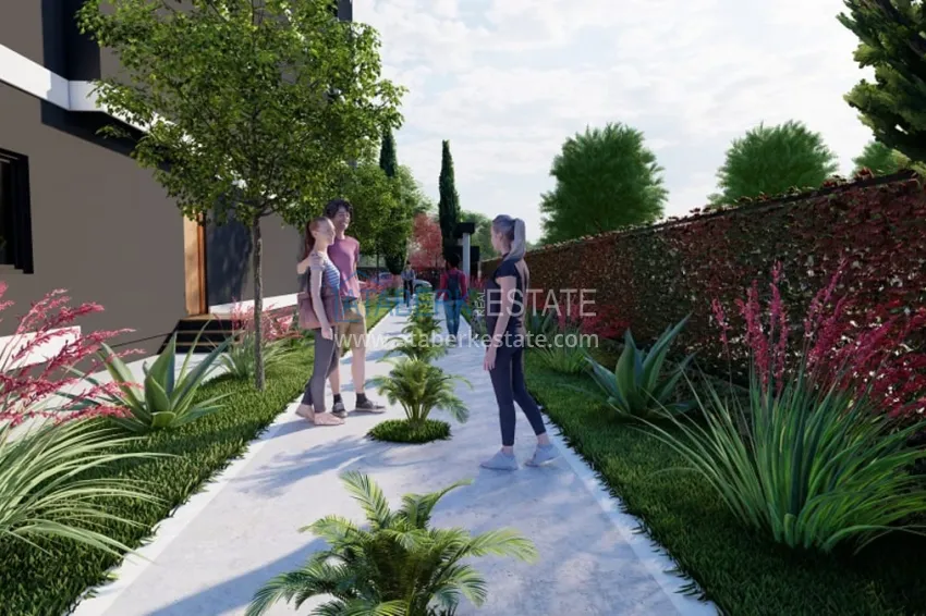 1+1 apartments in a stylish residential complex under construction Arpacbakhshish-Mersin 21 