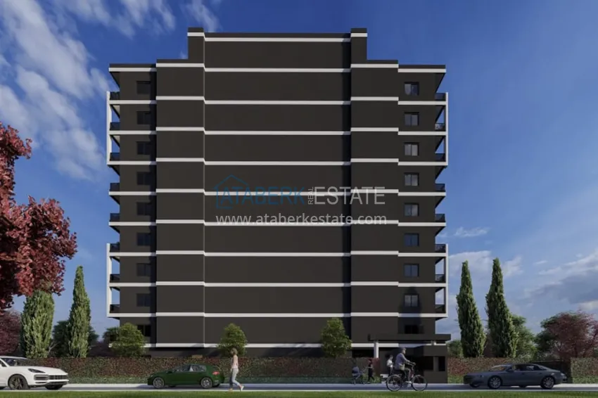 1+1 apartments in a stylish residential complex under construction Arpacbakhshish-Mersin 14 