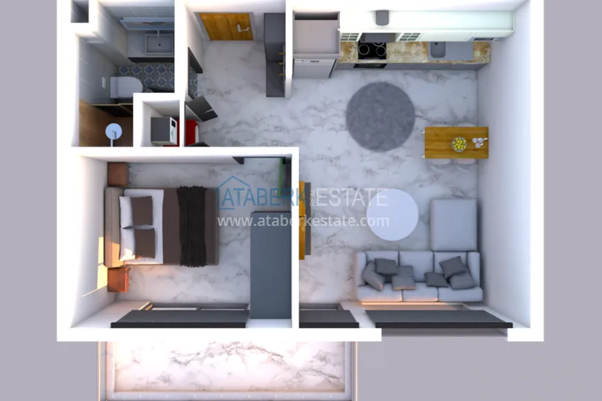 Buy cheap Liquid real estate in Alanya from the developer - a new residence in the Oba area  6 