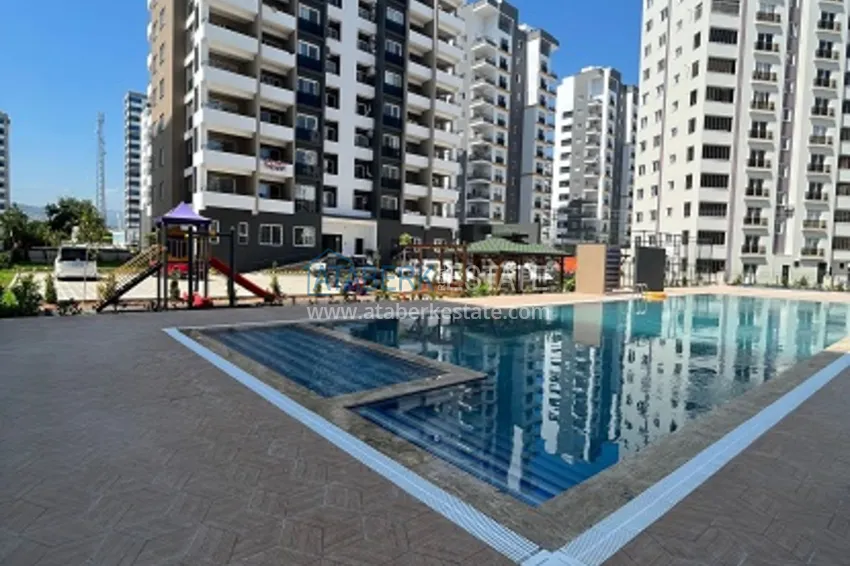 Urgent sale! Apartment 2 + 1 furnished with appliances, sea view Teje Mersin 1