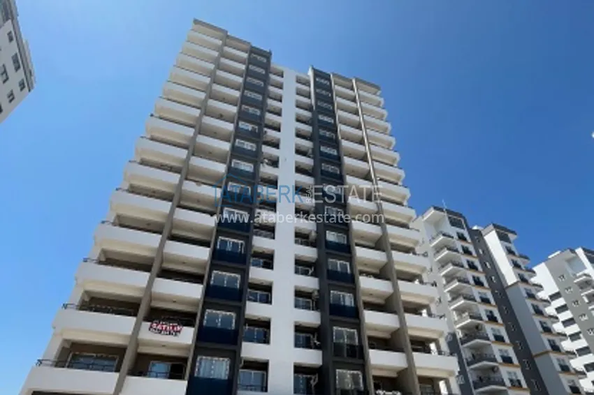 Urgent sale! Apartment 2 + 1 furnished with appliances, sea view Teje Mersin 9
