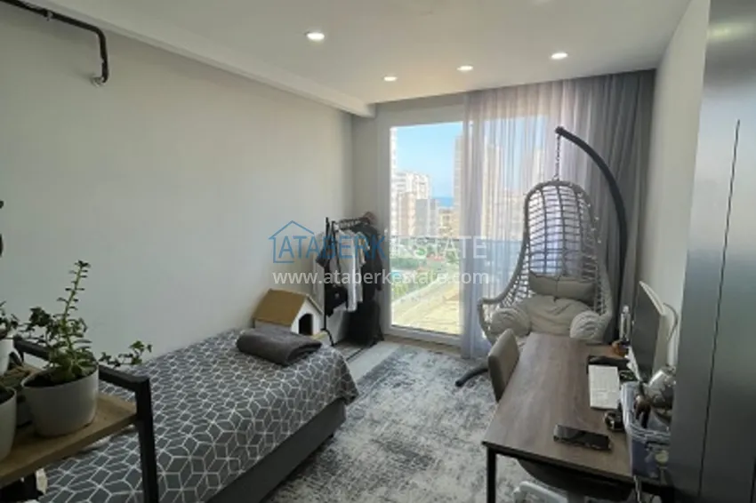 Purchase Urgent sale! Apartment 2 + 1 furnished with appliances, sea view Teje Mersin 9