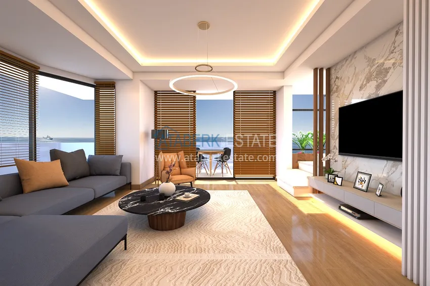 Purchase Premium residential complex on the beachfront in Mahmutlar, Alanya 19 