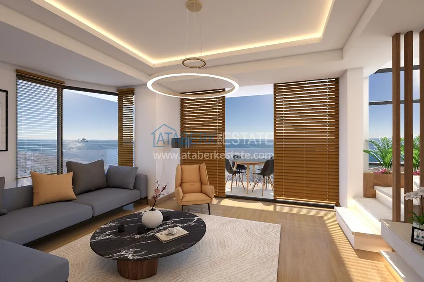 Purchase Premium residential complex on the beachfront in Mahmutlar, Alanya 21 