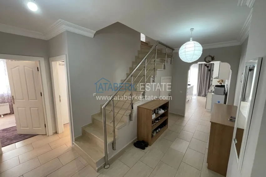 Purchase Duplex apartment in Alanya - Oba with furniture and mountain views, the area is open for residence permit 1 