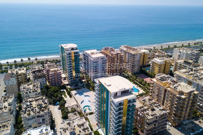 Furnished studio in Mahmutlar — center, first coastline 1 