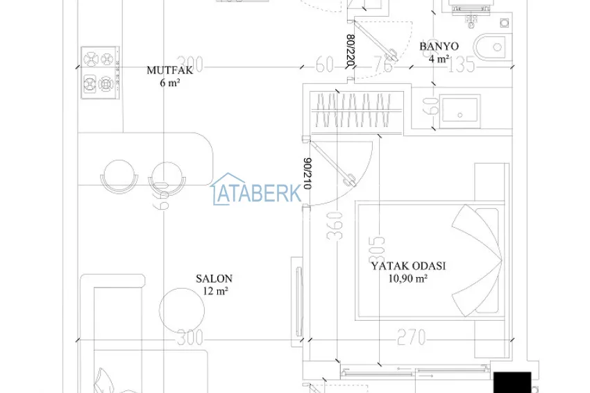 Buy cheap Investor apartments in a complex under construction in the Altintash district of Antalya 1