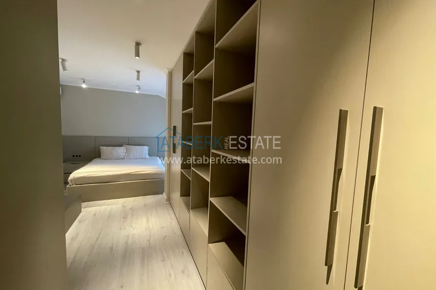 Purchase 2+1 duplex with furniture and mountain views in a young modern complex, Oba district — Alanya 10