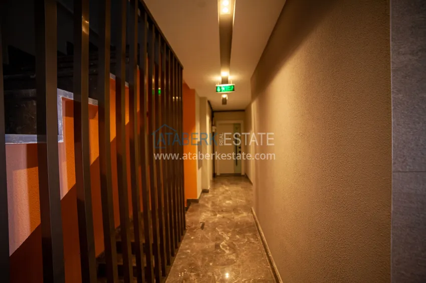 Three-room apartment in Antalya, prestigious district of Uncali, new modern complex 11 