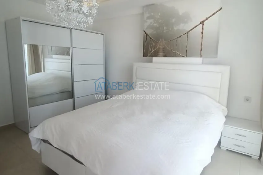 Purchase Turnkey three-room apartment with sea view in Avsallar, Alanya 10 