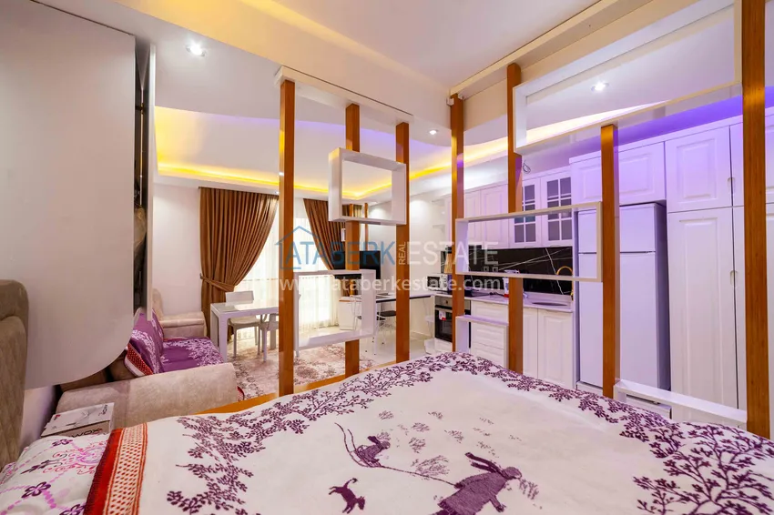 Purchase  Furnished studio in Mahmutlar — center, first coastline 12 