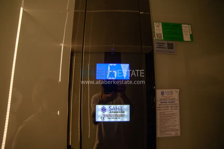 Three-room apartment in Antalya, prestigious district of Uncali, new modern complex 12 