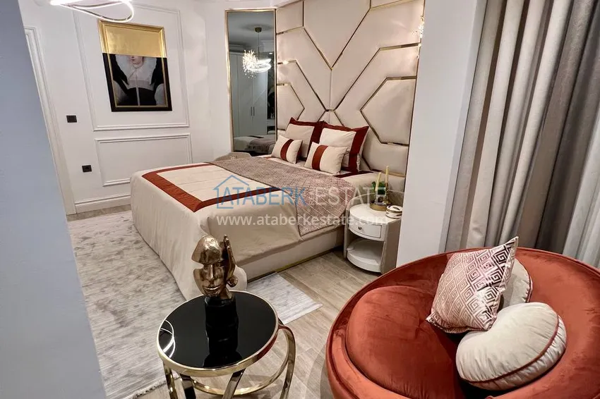 Purchase  View two-storey villa with luxurious furniture and sea view, Mahmutlar district - Alanya 12 