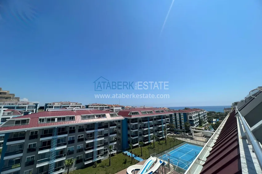 Purchase  Duplex penthouse with sea views in the Kestel area in an ultra-luxury complex with a private beach B-20 11 