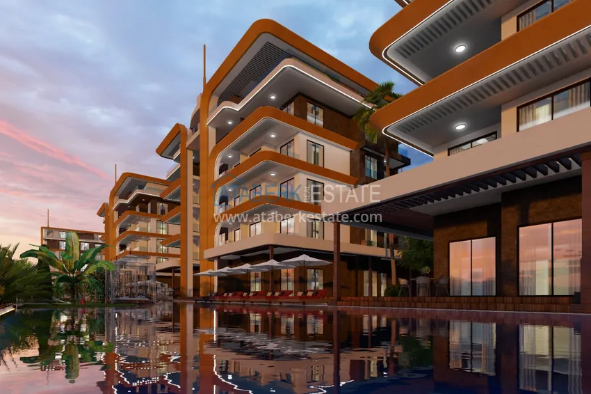 A new grandiose project of a large-scale residential complex in the Kestel area - Alanya 14 