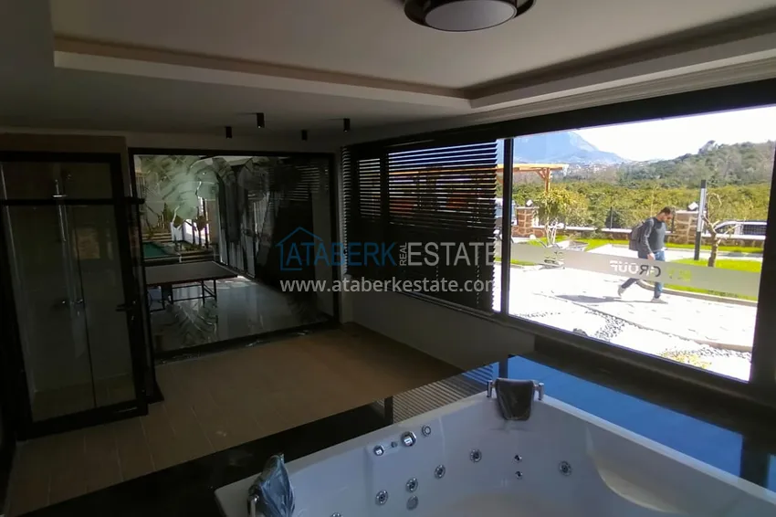 1+1 apartment with furniture and mountain views in a modern boutique complex, Oba district — Alanya 13 