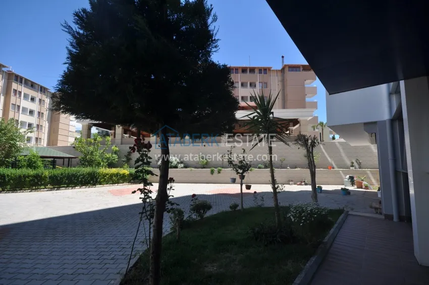 \ Apartment 2 + 1 furnished in a residential complex on the first coastline, Tosmur area - Alanya 15 