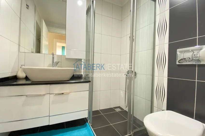 Purchase \ Apartment 2 + 1 furnished in a residential complex on the first coastline, Tosmur area - Alanya 12 