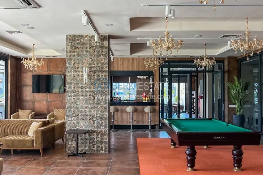 Apartment 1+1 with furniture in a luxury residence near Incekum beach, Avsallar area - Alanya 13