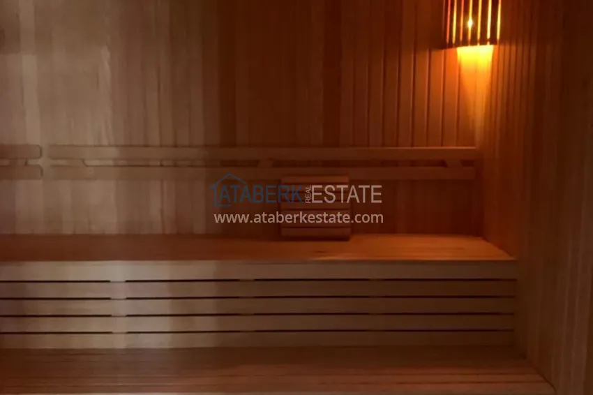1+1 apartment with furniture and mountain views in a modern boutique complex, Oba district — Alanya 15 