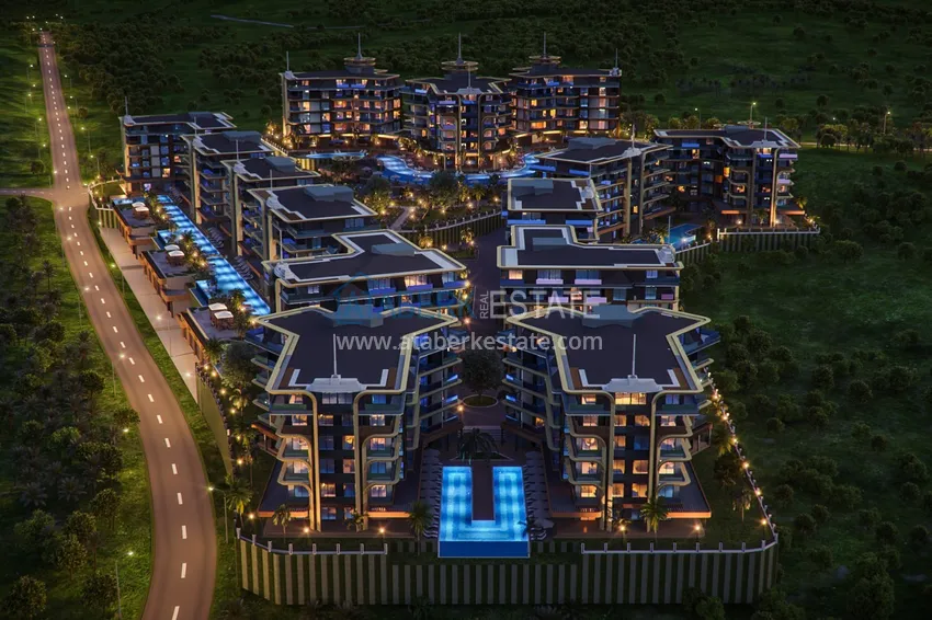 A new grandiose project of a large-scale residential complex in the Kestel area - Alanya 16 