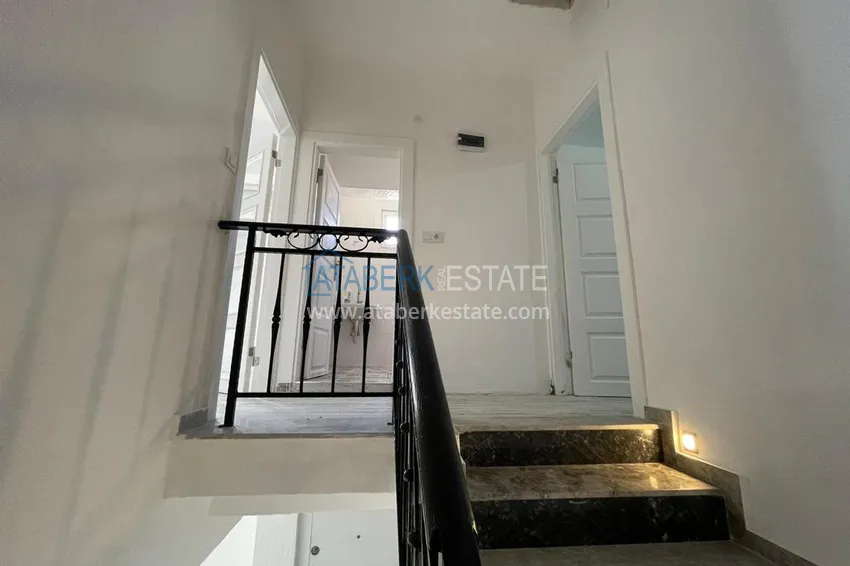 Purchase  2+1 two-story villa with garden and sea view - Yeşilyoz district, Alanya  11 