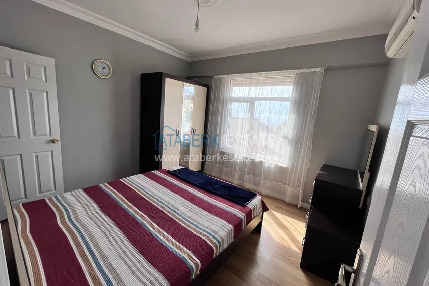 Purchase  Four-storey townhouse 3+2 with furniture and sea view — Alanya, Kestel 14 