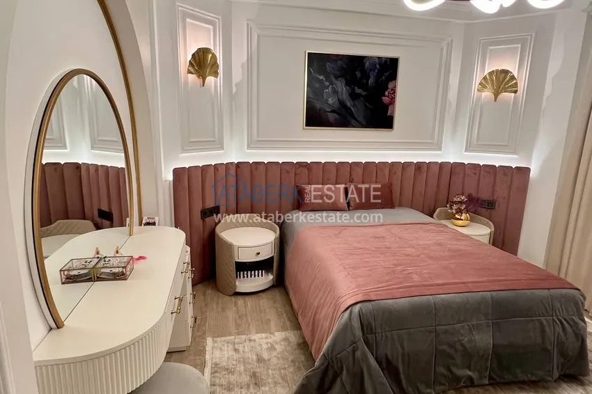 Purchase  View two-storey villa with luxurious furniture and sea view, Mahmutlar district - Alanya 15 