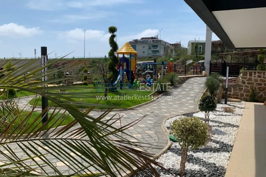 Purchase  1+1 apartment with furniture and mountain views in a modern boutique complex, Oba district — Alanya 14 