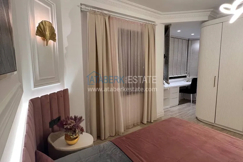 Purchase  View two-storey villa with luxurious furniture and sea view, Mahmutlar district - Alanya 16 