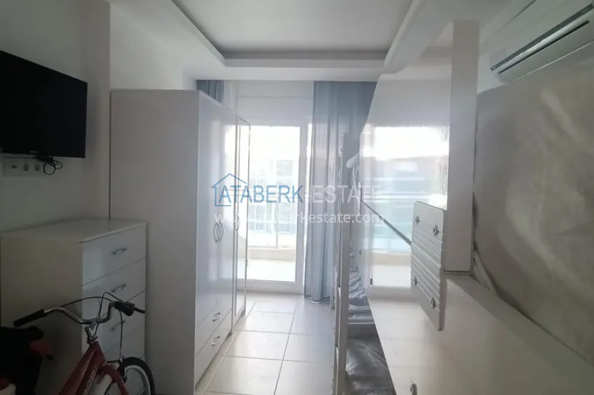 Purchase Turnkey three-room apartment with sea view in Avsallar, Alanya 15 
