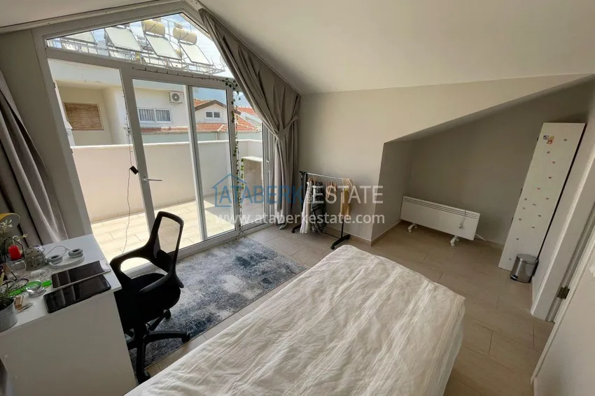 Purchase Duplex apartment in Alanya - Oba with furniture and mountain views, the area is open for residence permit 16 