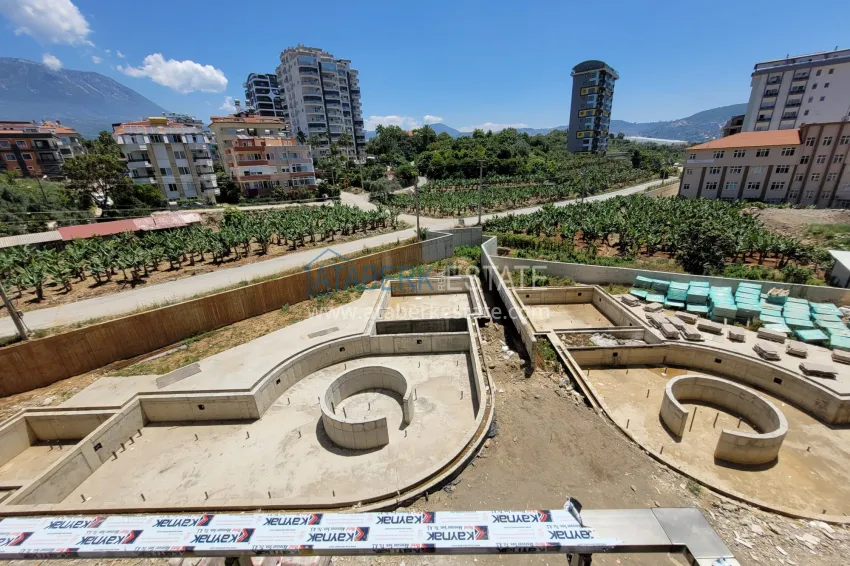 Purchase Finished two-bedroom apartment in a complex under completion in Mahmutlar 15