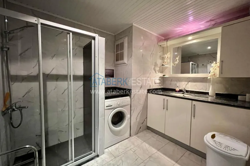 Purchase  Apartment 3 + 1 with furniture and a glazed balcony, Tosmur area - Alanya 16 