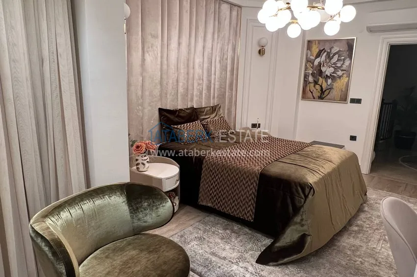 Purchase  View two-storey villa with luxurious furniture and sea view, Mahmutlar district - Alanya 17 