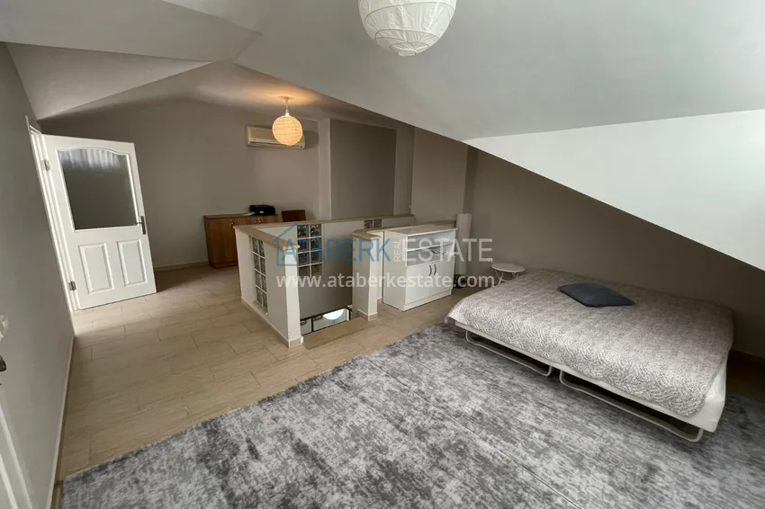 Purchase Duplex apartment in Alanya - Oba with furniture and mountain views, the area is open for residence permit 18 