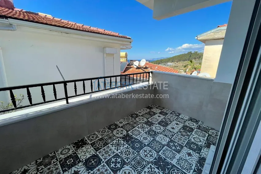 Purchase  2+1 two-story villa with garden and sea view - Yeşilyoz district, Alanya  15 
