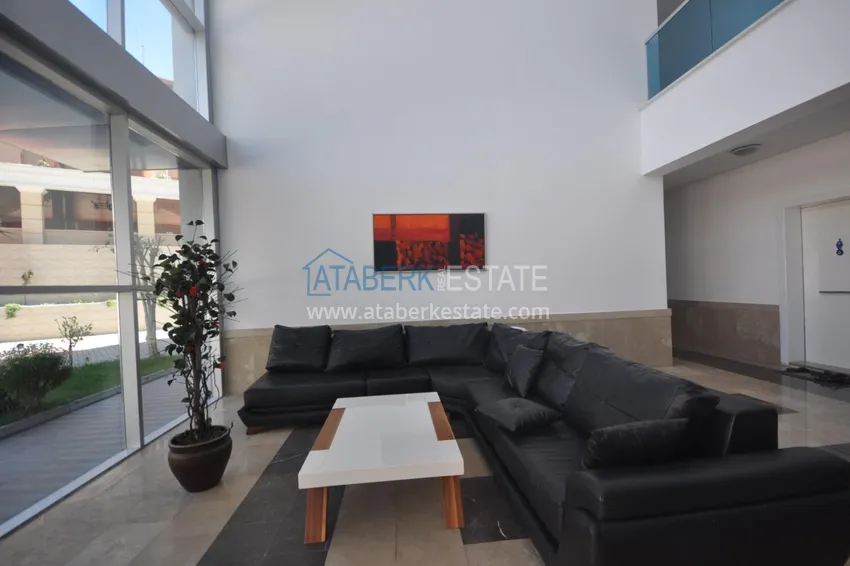 \ Apartment 2 + 1 furnished in a residential complex on the first coastline, Tosmur area - Alanya 25 