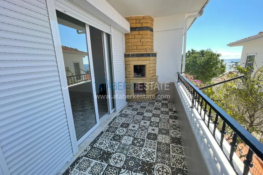 Purchase  2+1 two-story villa with garden and sea view - Yeşilyoz district, Alanya  16 
