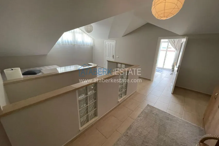 Purchase Duplex apartment in Alanya - Oba with furniture and mountain views, the area is open for residence permit 20 