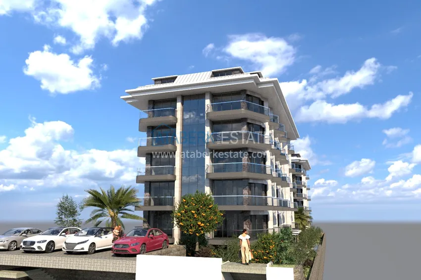 Premium residential complex on the beachfront in Mahmutlar, Alanya 3 