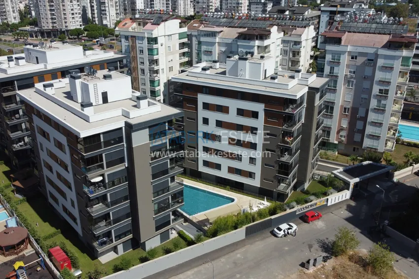 Three-room apartment in Antalya, prestigious district of Uncali, new modern complex 1 