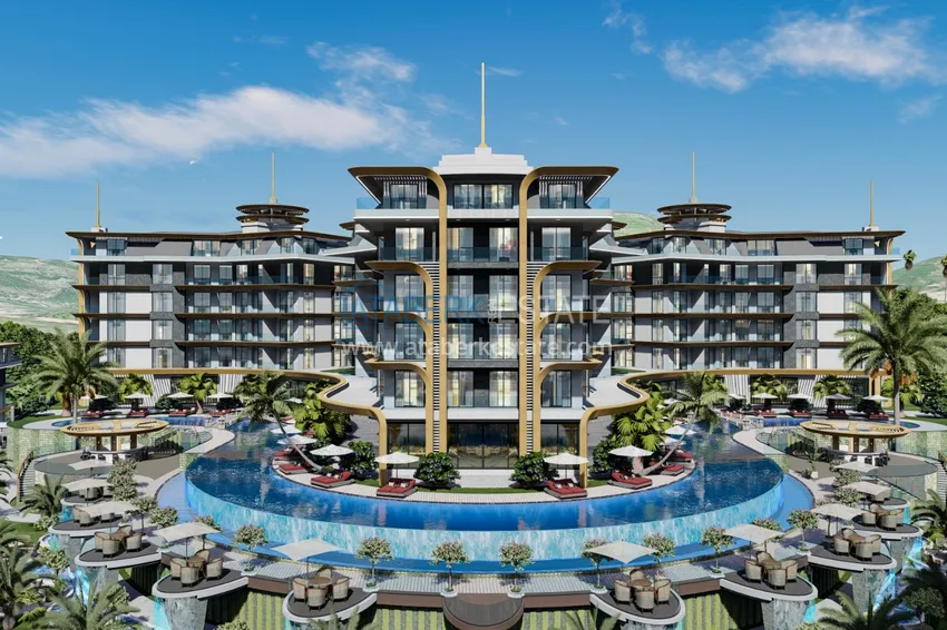 A new grandiose project of a large-scale residential complex in the Kestel area - Alanya 3 