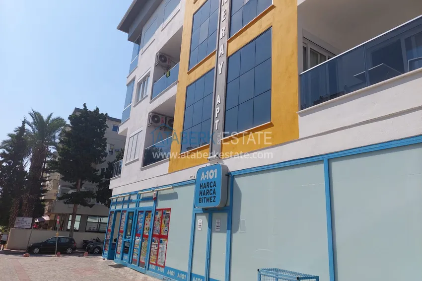 One bedroom apartment for rent in the center of Alanya, a 4-minute walk from Cleopatra Beach 2 