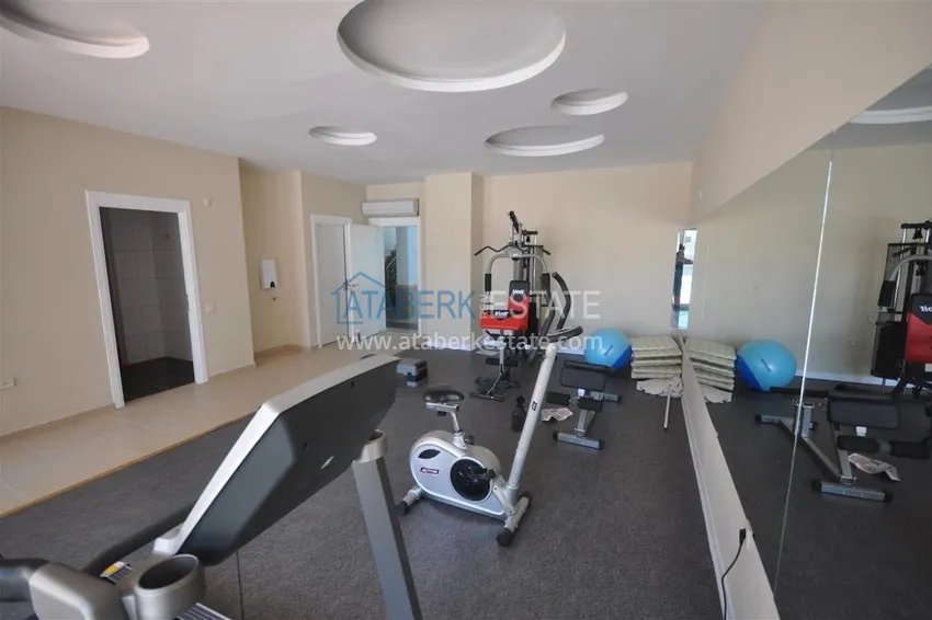 \ Apartment 2 + 1 furnished in a residential complex on the first coastline, Tosmur area - Alanya 27 