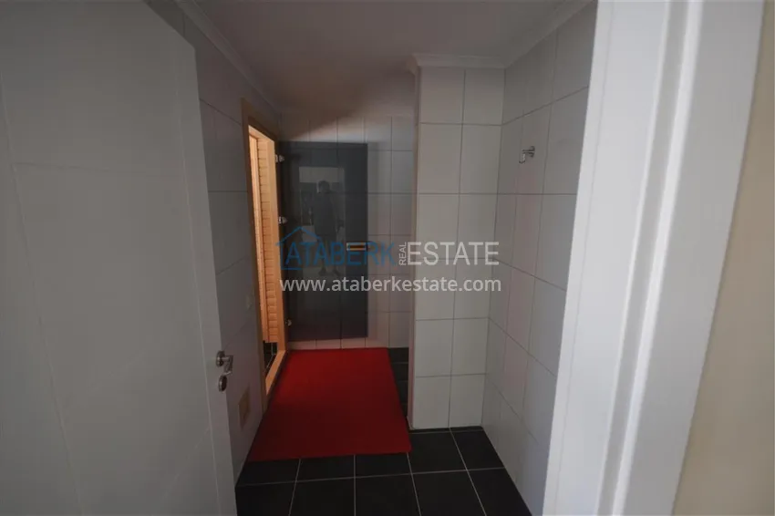 \ Apartment 2 + 1 furnished in a residential complex on the first coastline, Tosmur area - Alanya 28 